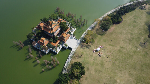 广东顺德顺峰山公园青龙阁