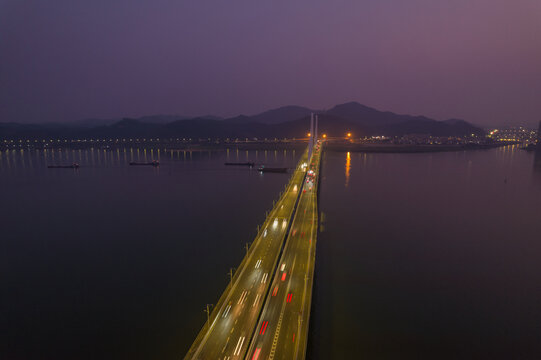 肇庆阅江大桥夜景