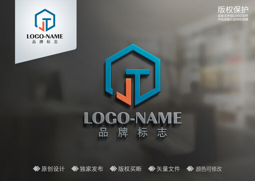 JT字母标志logo