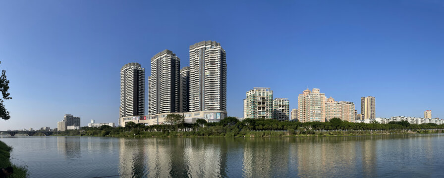 水景地产楼书高清全景背景