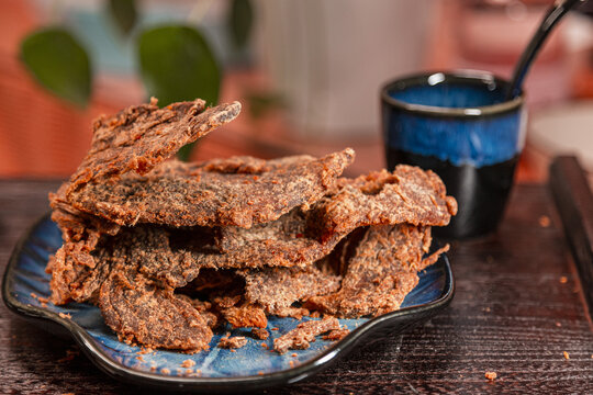 大块美食肉块牛肉片细节