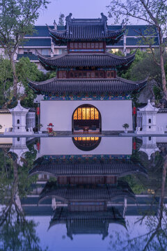 南京夫子庙秦淮河夜景