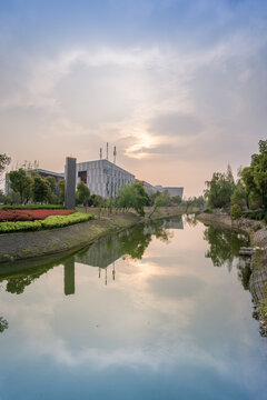 中国南京城市建筑道路