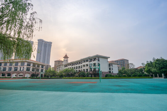 中国南京城市建筑道路