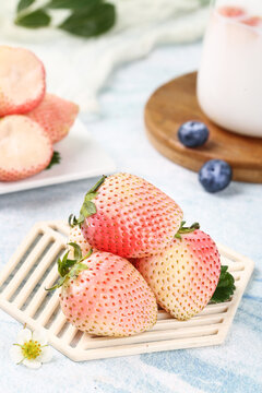 淡雪奶油白草莓