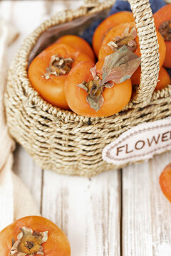 脆柿子水果冬季美食