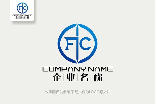 FC标志FC字母logo