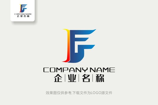 FlogoF字母标志logo