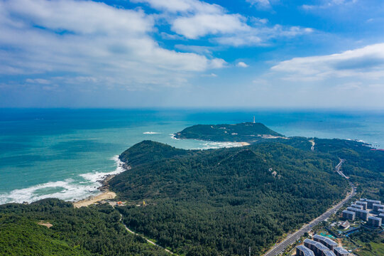 海南文昌石头公园海角海蚀地貌