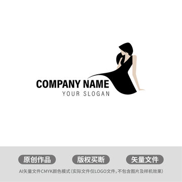 女logo