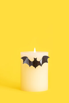 蝙蝠蜡烛万圣节图片