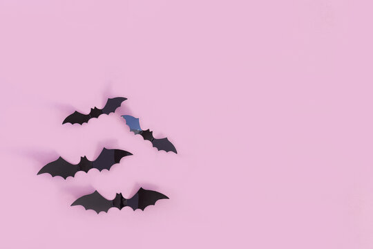 蝙蝠创意可怕搞怪粉色图片
