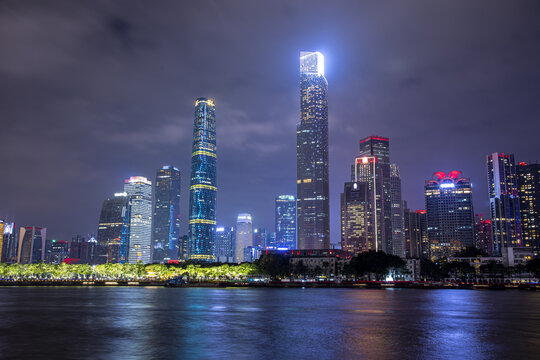 广州珠江新城夜景