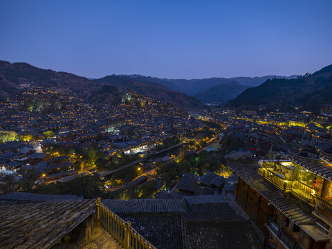 贵州西江千户苗寨夜景