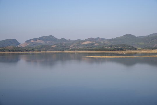 风景如画湖光山色