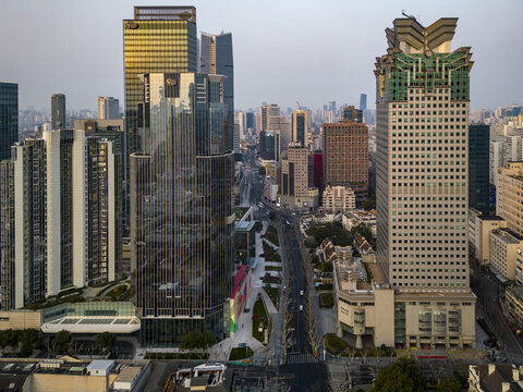 上海航拍街景