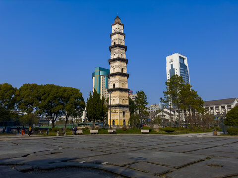 绍兴城市广场大善塔