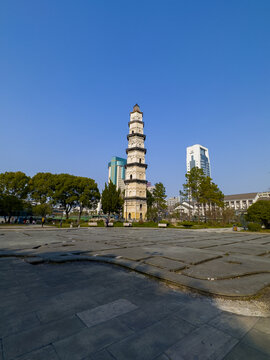 绍兴城市广场大善塔