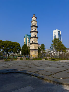 绍兴城市广场大善塔