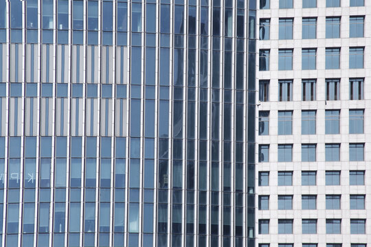 城市建筑玻璃立面