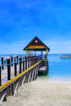马来西亚环滩岛海边风光