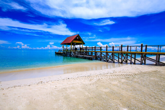 马来西亚环滩岛海边风光