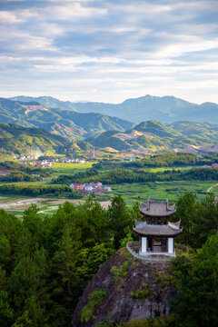 丽水莲都高山田园风光