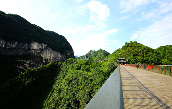 重庆黔江城市大峡谷
