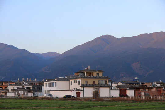 云南大理白族喜洲古镇风景