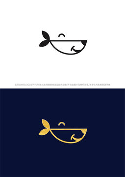 狗和鱼logo商标字体