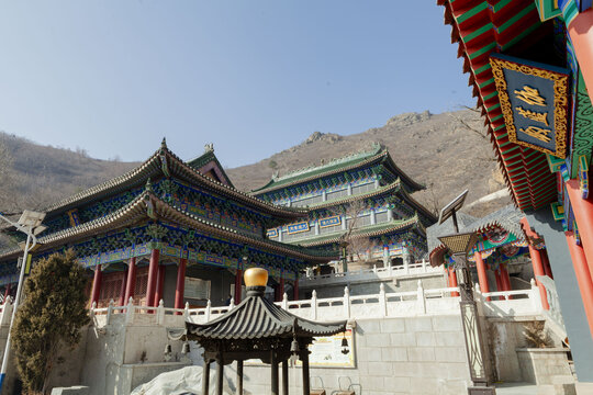 赤峰香山寺中殿与后殿