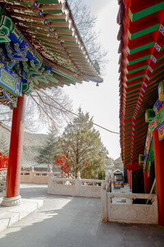 赤峰香山寺长廊