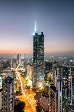 深圳罗湖地王大厦夜景