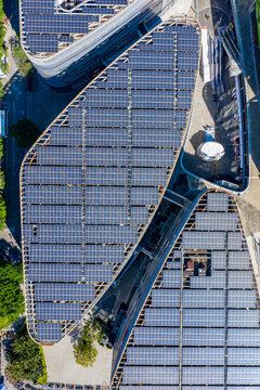 商场楼顶光伏电站太阳能发电板