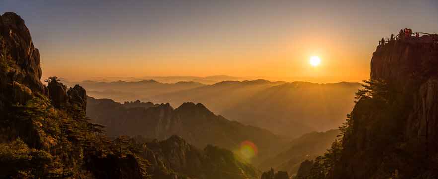 黄山日出