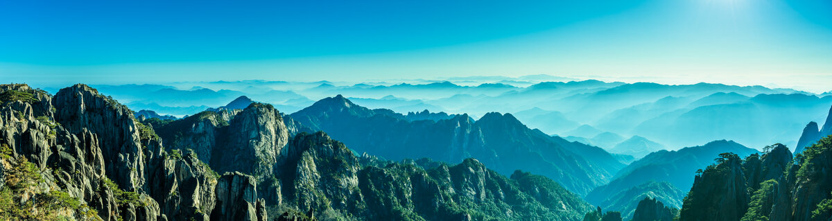 黄山风光全景图