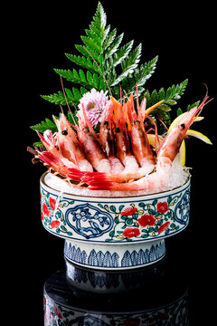 日本甜虾刺身
