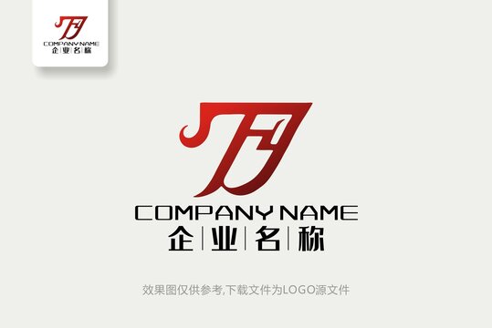 FJ标志FJ字母logo