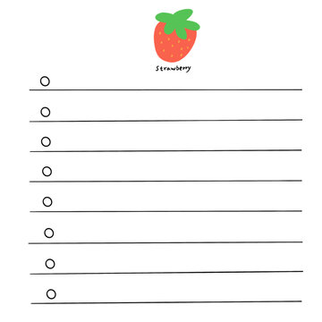 水果便签系列草莓