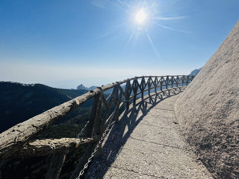 天柱山冬天