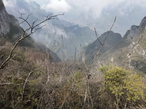 崇山峻岭