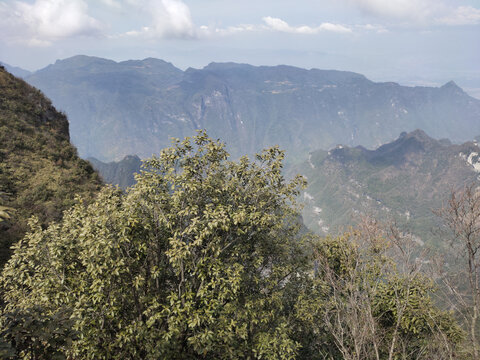 春天里的崇山峻岭