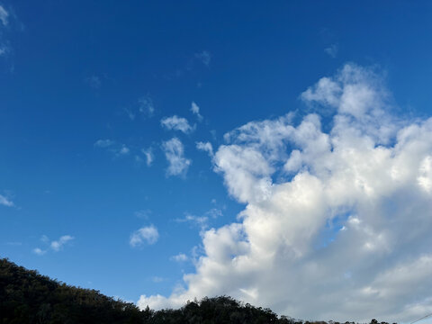 厦门灯塔公园蓝天白云