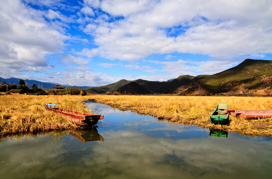 丽江泸沽湖草海