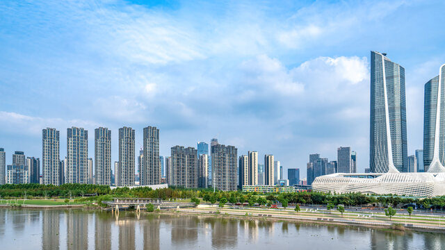 南京金融中心景观