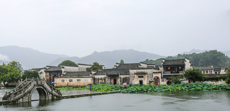 宏村古镇风景