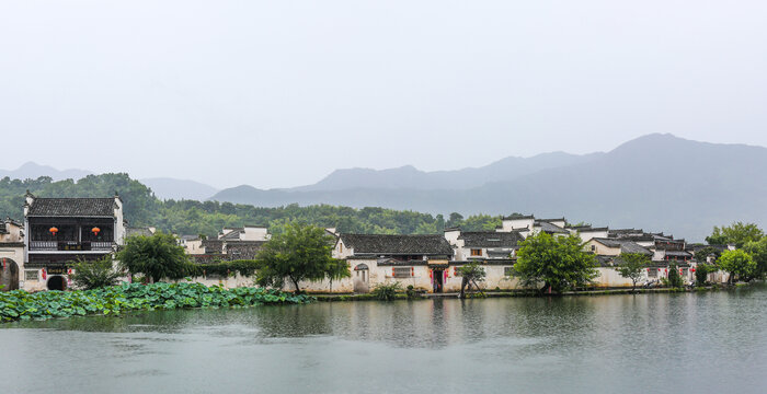 宏村古村落风景