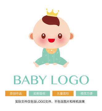 婴儿用品标志logo