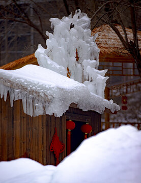 冰雪冰瀑