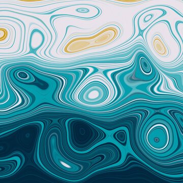 抽象海浪
